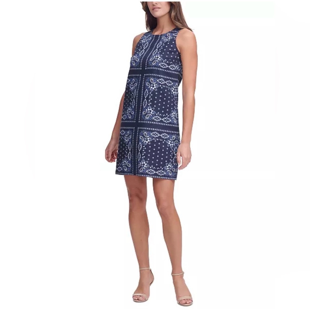 Tommy Hilfiger* Bandana-Print Sheath Dress
